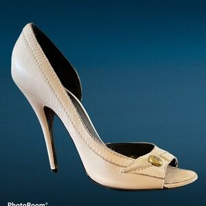 Givenchy Leather Peep toe heels